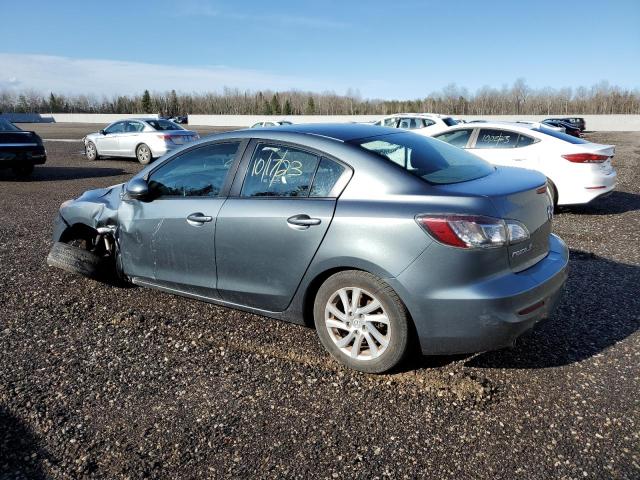 JM1BL1VF1C1517695 - 2012 MAZDA 3 I GRAY photo 2