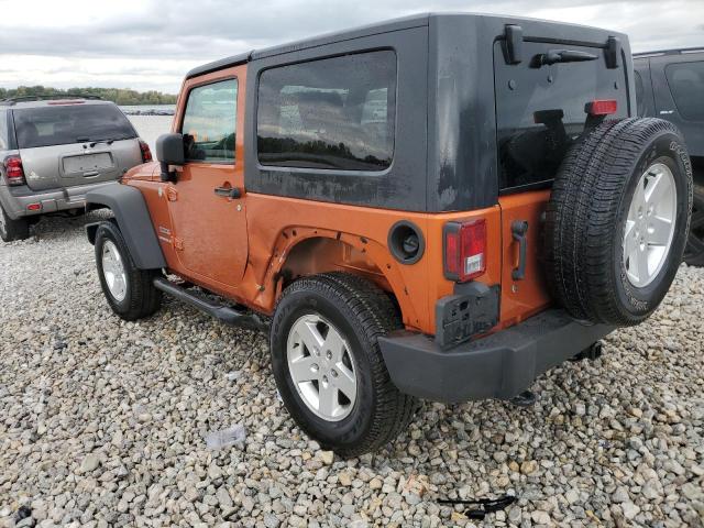 1J4AA2D12AL225577 - 2010 JEEP WRANGLER SPORT ORANGE photo 2