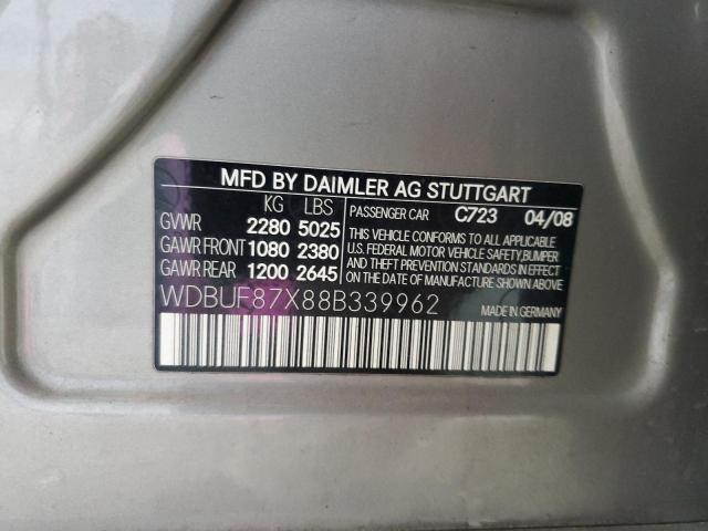 WDBUF87X88B339962 - 2008 MERCEDES-BENZ E 350 4MATIC TAN photo 12