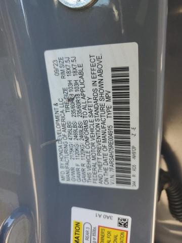 7FARS4H75RE004915 - 2024 HONDA CR-V EXL GRAY photo 13