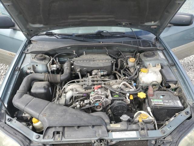 4S3BH665527634163 - 2002 SUBARU LEGACY OUTBACK GREEN photo 12
