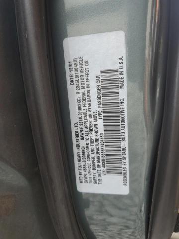 4S3BH665527634163 - 2002 SUBARU LEGACY OUTBACK GREEN photo 13