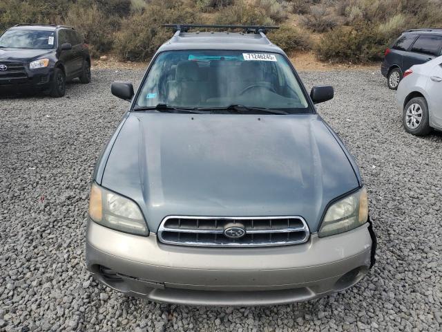 4S3BH665527634163 - 2002 SUBARU LEGACY OUTBACK GREEN photo 5