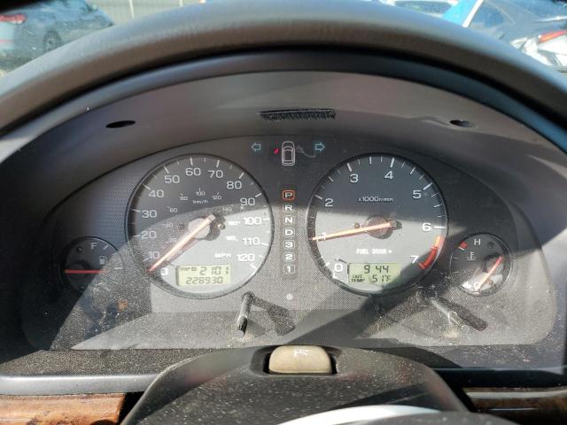 4S3BH665527634163 - 2002 SUBARU LEGACY OUTBACK GREEN photo 9