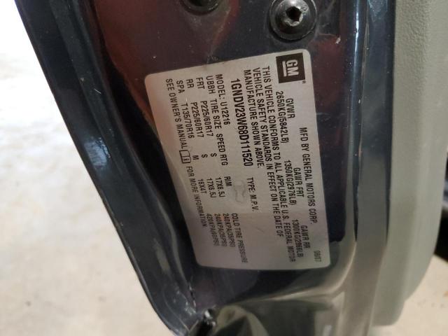 1GNDV23W68D111520 - 2008 CHEVROLET UPLANDER LS 石墨色 照片 13