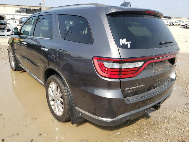 1C4SDJET0EC391078 - 2014 DODGE DURANGO CITADEL GRAY photo 3