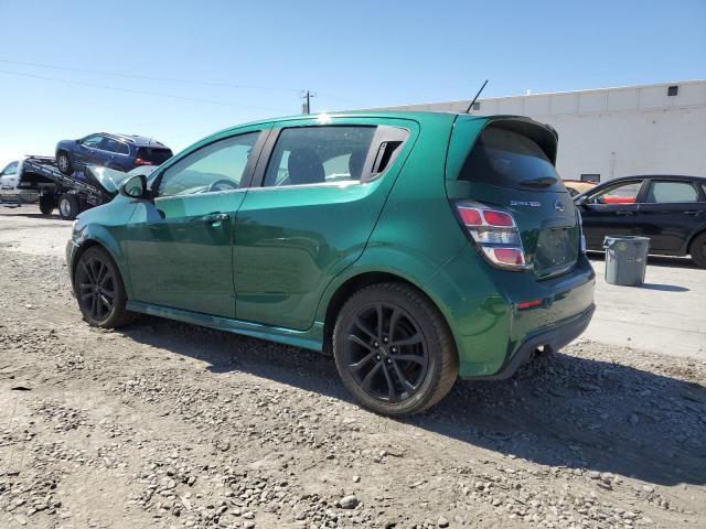 1G1JD6SB3J4103622 - 2018 CHEVROLET SONIC LT GREEN photo 2