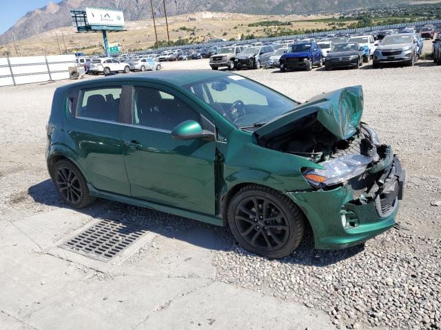 1G1JD6SB3J4103622 - 2018 CHEVROLET SONIC LT GREEN photo 4