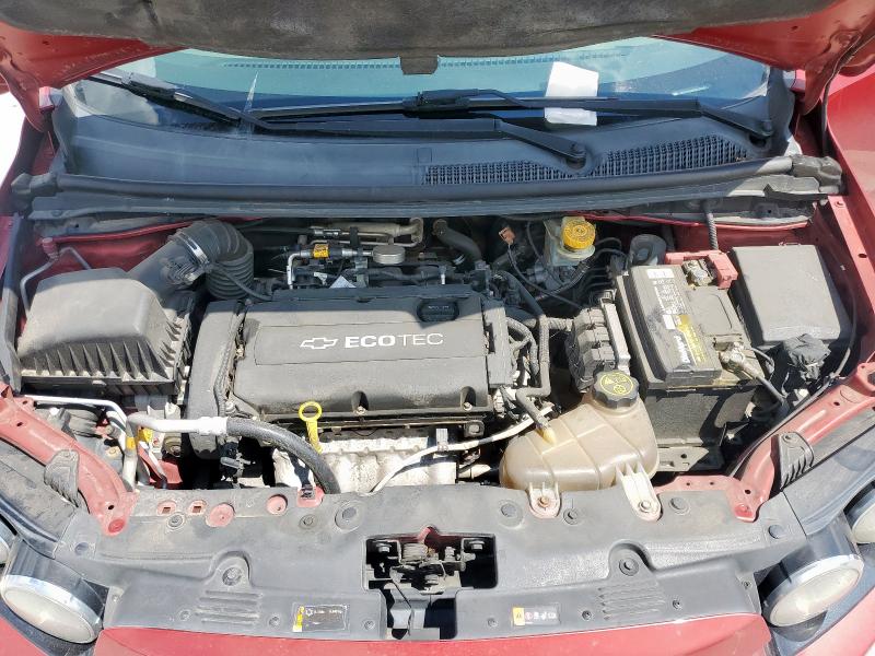 1G1JC5SH3E4124381 - 2014 CHEVROLET SONIC LT MAROON photo 11