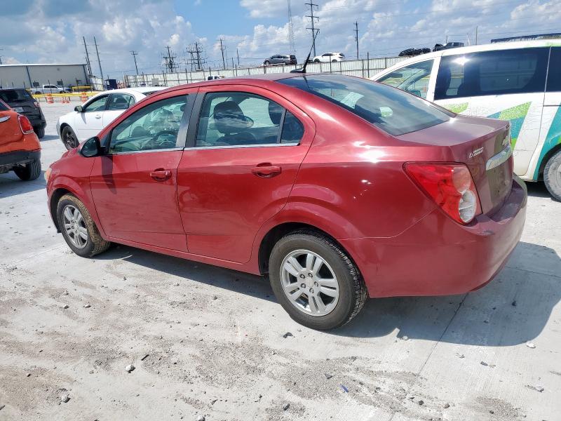 1G1JC5SH3E4124381 - 2014 CHEVROLET SONIC LT MAROON photo 2