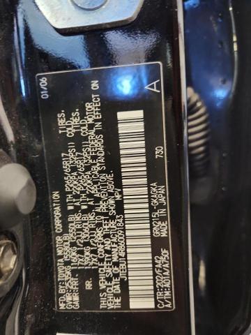 JTEBU14R860091843 - 2006 TOYOTA 4RUNNER SR5 BLACK photo 13