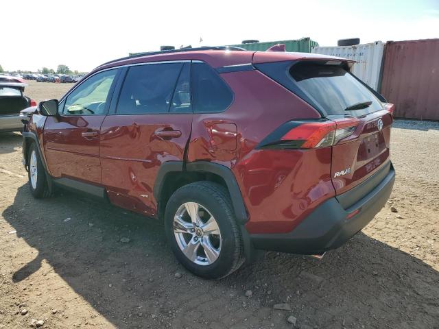 JTMMWRFV5MD115604 - 2021 TOYOTA RAV4 LE BURGUNDY photo 2