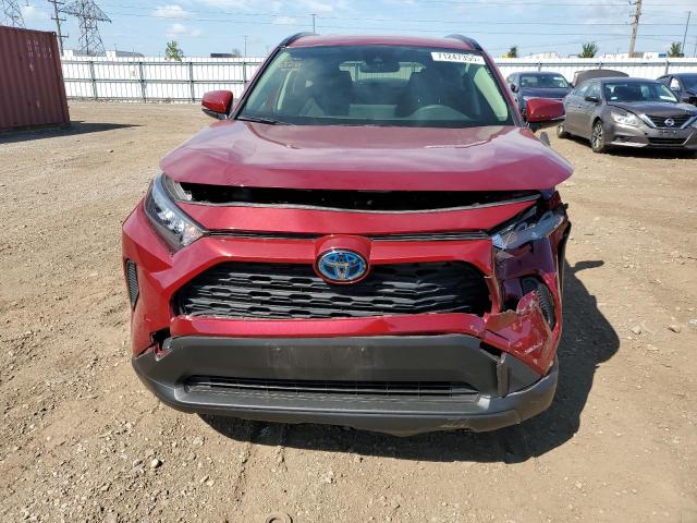 JTMMWRFV5MD115604 - 2021 TOYOTA RAV4 LE BURGUNDY photo 5