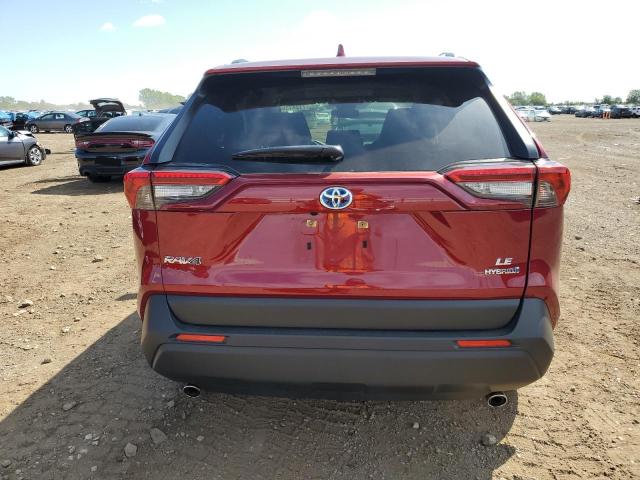 JTMMWRFV5MD115604 - 2021 TOYOTA RAV4 LE BURGUNDY photo 6