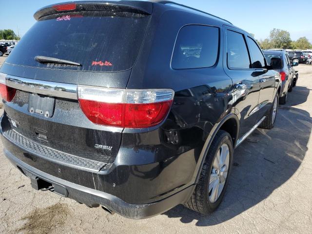 1C4RDJDGXDC654209 - 2013 DODGE DURANGO CREW BLACK photo 3