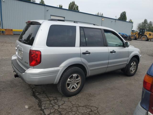 5FNYF18555B033043 - 2005 HONDA PILOT EXL SILVER photo 3