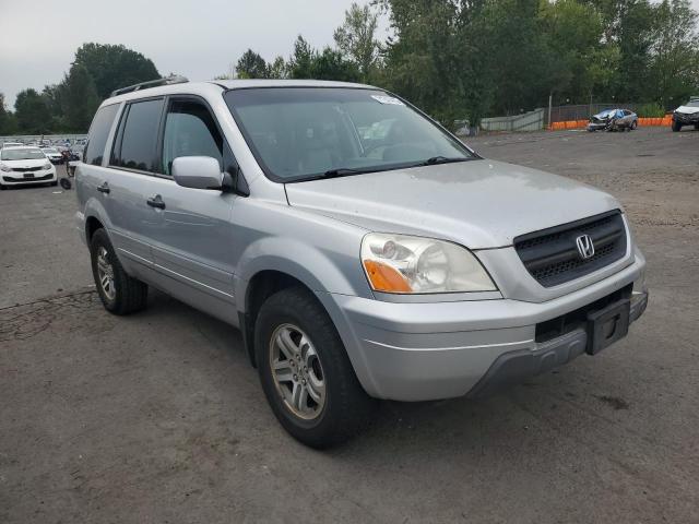 5FNYF18555B033043 - 2005 HONDA PILOT EXL SILVER photo 4
