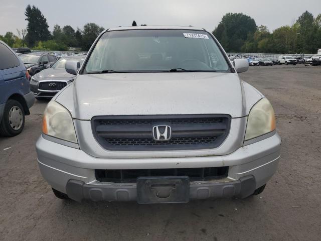 5FNYF18555B033043 - 2005 HONDA PILOT EXL SILVER photo 5