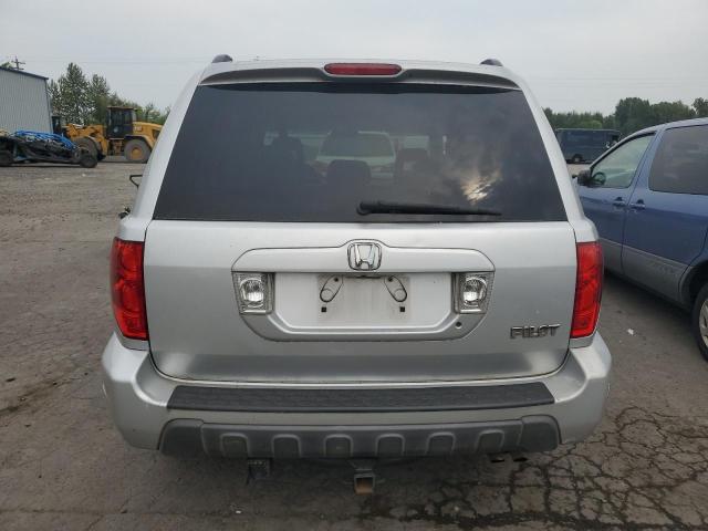 5FNYF18555B033043 - 2005 HONDA PILOT EXL SILVER photo 6
