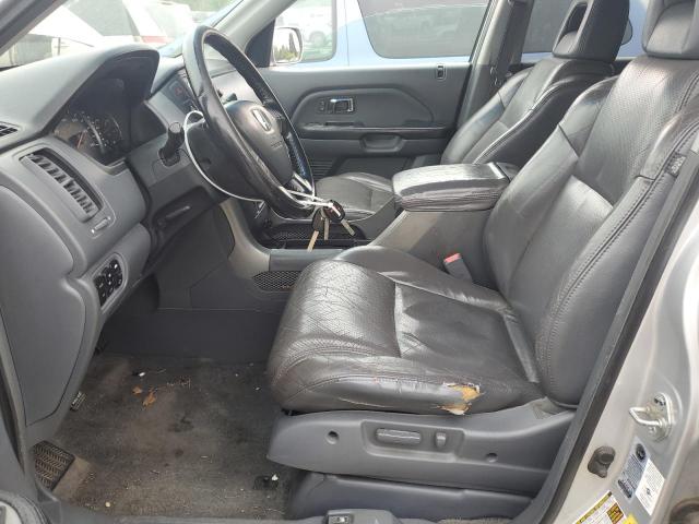 5FNYF18555B033043 - 2005 HONDA PILOT EXL SILVER photo 7