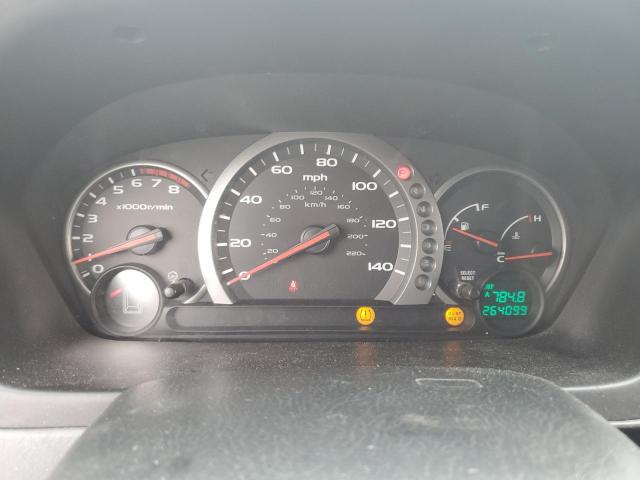 5FNYF18555B033043 - 2005 HONDA PILOT EXL SILVER photo 9