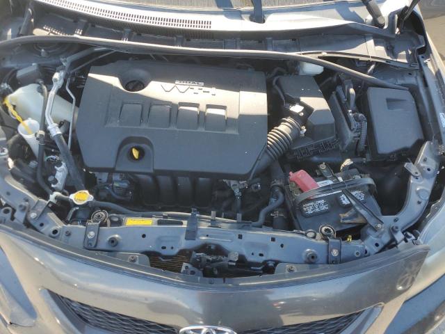 1NXBU4EE0AZ346158 - 2010 TOYOTA COROLLA BASE Grau Foto 11
