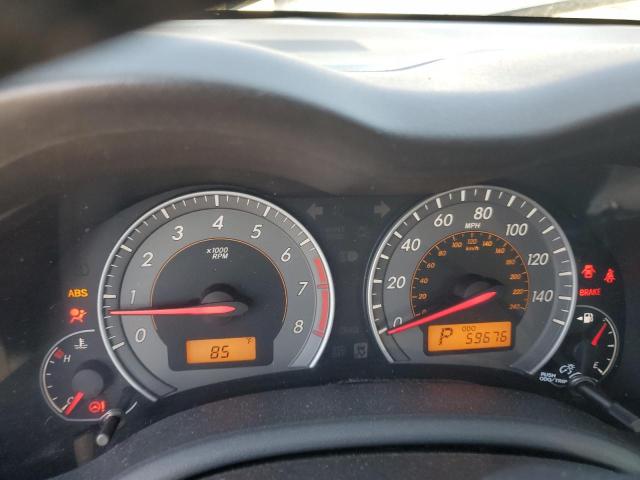 1NXBU4EE0AZ346158 - 2010 TOYOTA COROLLA BASE Grau Foto 9