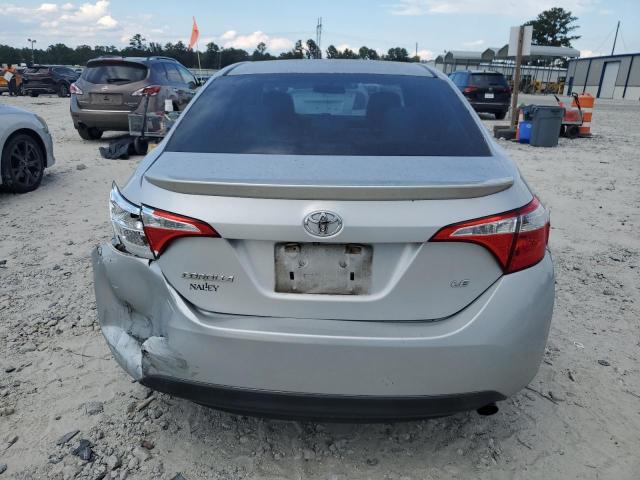 5YFBURHE2FP254888 - 2015 TOYOTA COROLLA L SILVER photo 6