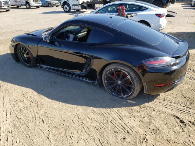 WP0AA2A80JK261071 - 2018 PORSCHE CAYMAN BLACK photo 2