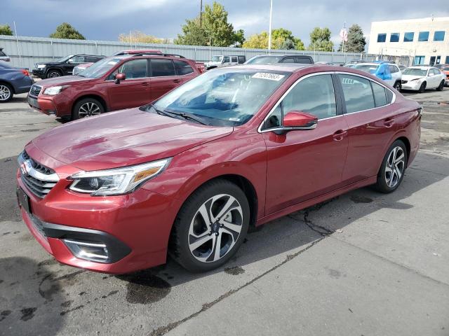 4S3BWAN66M3009395 - 2021 SUBARU LEGACY LIMITED RED photo 1