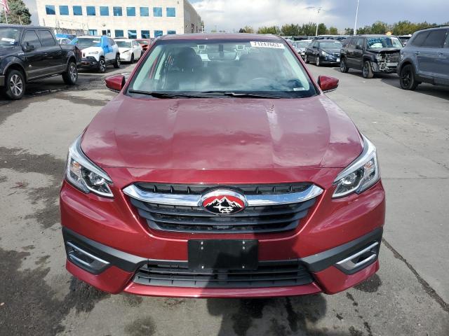 4S3BWAN66M3009395 - 2021 SUBARU LEGACY LIMITED RED photo 5
