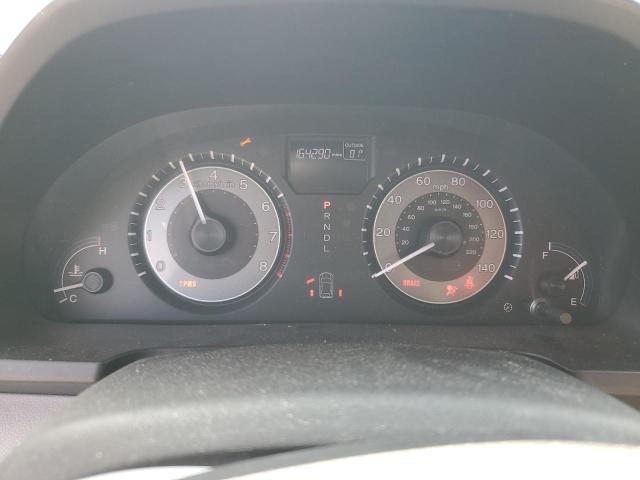 5FNRL5H64CB049390 - 2012 HONDA ODYSSEY EXL ვერცხლისფერი ფოტო 9