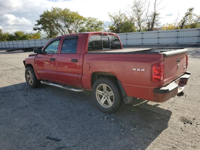 1D7CW3GP1AS121275 - 2010 DODGE DAKOTA SXT RED photo 2