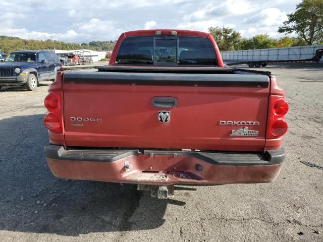 1D7CW3GP1AS121275 - 2010 DODGE DAKOTA SXT RED photo 6