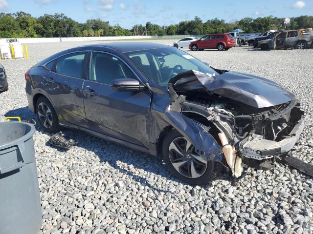 19XFC2F64KE016947 - 2019 HONDA CIVIC LX GRAY photo 4