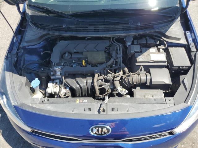 3KPA24AD3LE354176 - 2020 KIA RIO LX BLUE photo 11