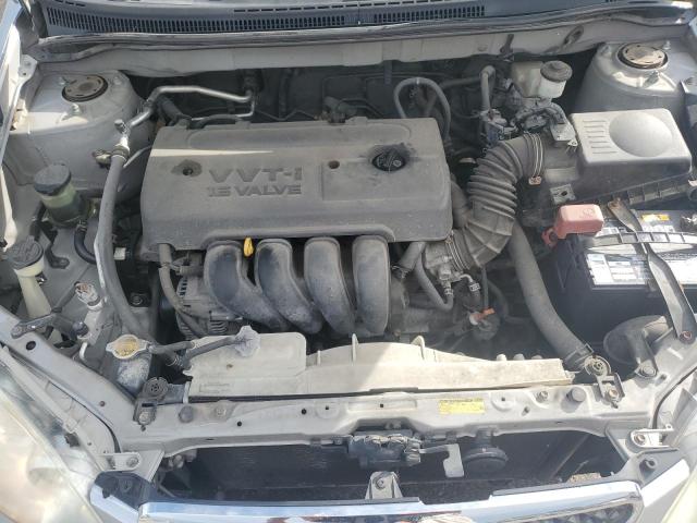 1NXBR32E16Z633645 - 2006 TOYOTA COROLLA CE Արծաթագույն լուսանկար 11