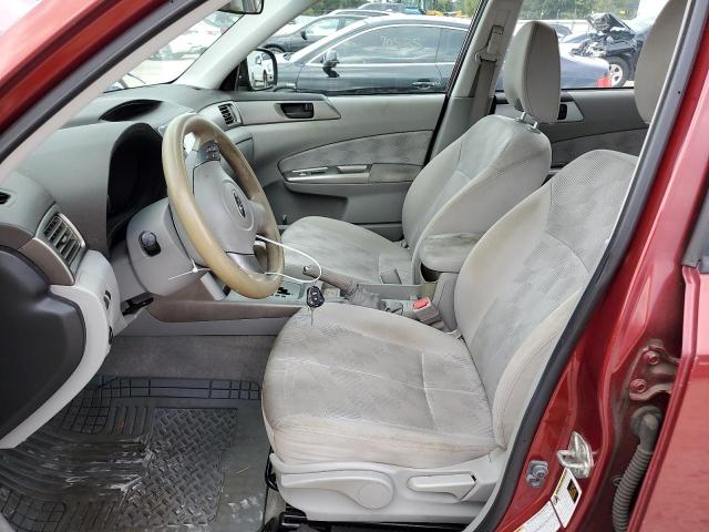 JF2SH6BC7AH915069 - 2010 SUBARU FORESTER XS Қызыл фото 7