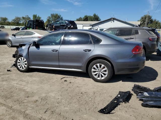 1VWAP7A39DC079932 - 2013 VOLKSWAGEN PASSAT S GRAY photo 2