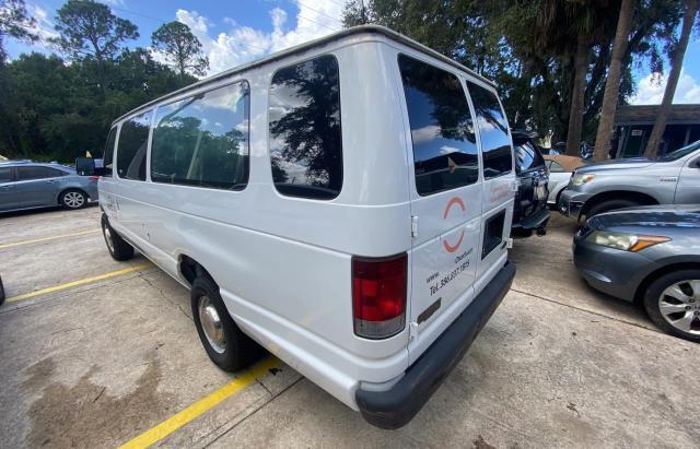 1FBSS31L93HA44862 - 2003 FORD ECONOLINE E350 SUPER DUTY WAGON WHITE photo 3