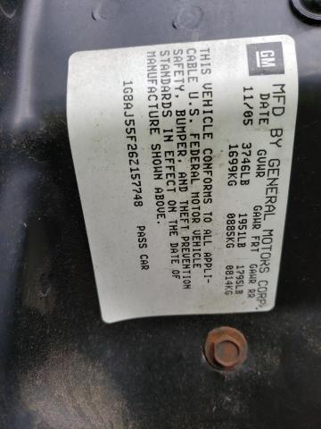 1G8AJ55F26Z157748 - 2006 SATURN ION LEVEL 2 灰色 照片 12