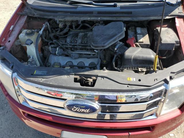 2FMDK48C29BA70835 - 2009 FORD EDGE SEL წითელი ფოტო 12