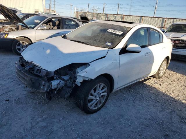 JM1BL1V72C1690523 - 2012 MAZDA 3 I WHITE photo 1