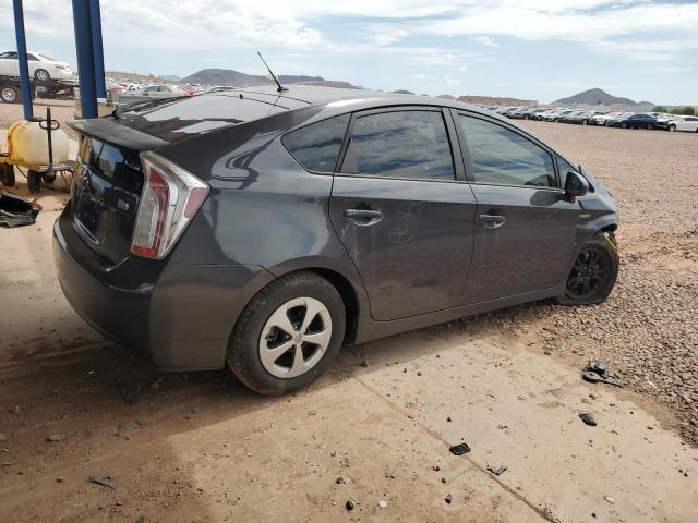 JTDKN3DUXD1651211 - 2013 TOYOTA PRIUS GRAY photo 3