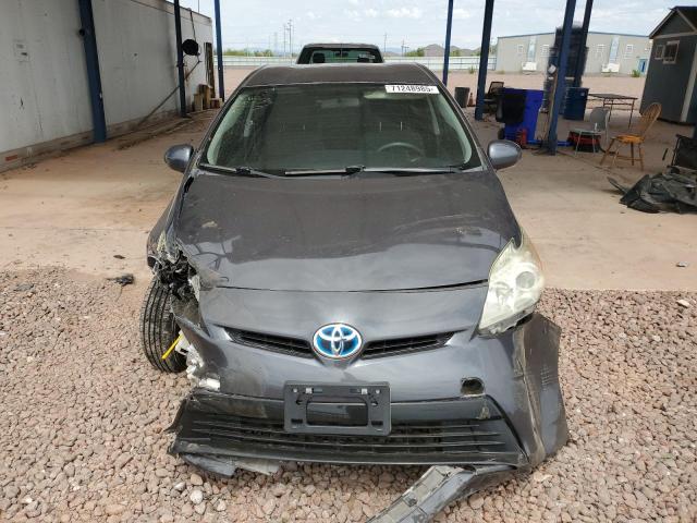 JTDKN3DUXD1651211 - 2013 TOYOTA PRIUS GRAY photo 5