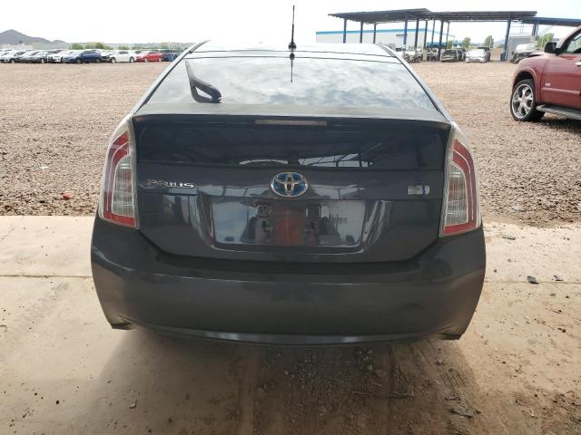 JTDKN3DUXD1651211 - 2013 TOYOTA PRIUS GRAY photo 6