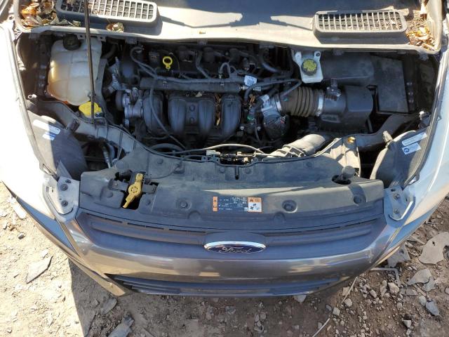 1FMCU0F72GUC48349 - 2016 FORD ESCAPE S GRAY photo 12