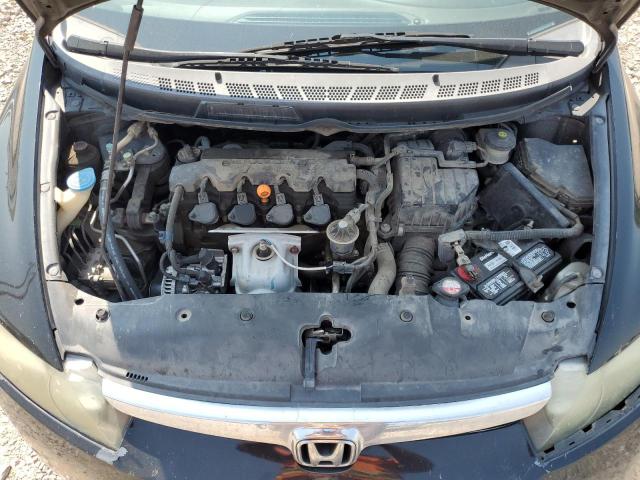 1HGFA16588L031525 - 2008 HONDA CIVIC LX BLACK photo 11