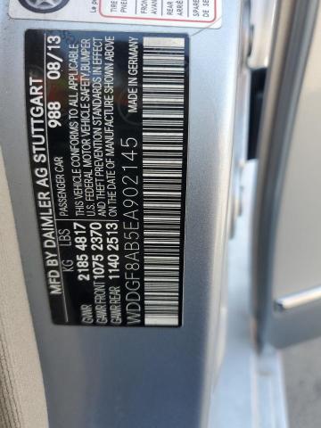 WDDGF8AB5EA902145 - 2014 MERCEDES-BENZ C 300 4MATIC SILVER photo 12