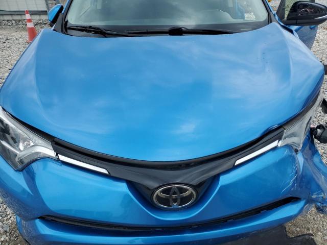 JTMWFREVXHD095284 - 2017 TOYOTA RAV4 XLE BLUE photo 12